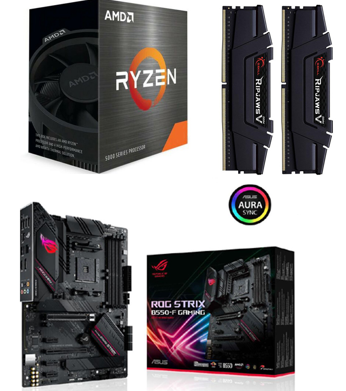 Aufrüstkit AMD Ryzen 9 5900X / ASUS ROG Strix B550-F Gaming / 32GB